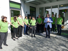 Einweihung der Katholischen Kindertagesstätte St. Vinzenz 2023 (Foto: Karl-Franz Thiede)